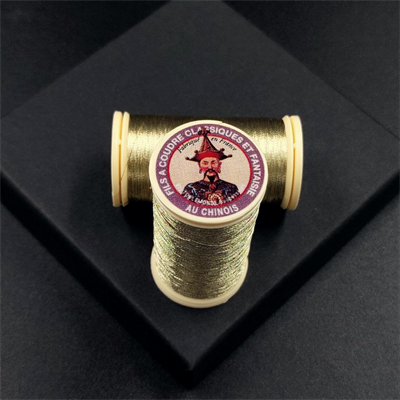 Нить металлизированная Au Chinois №40, 100 метров, Gold (102) 102/100 - фото 844