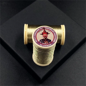 Нить металлизированная Au Chinois №40, 100 метров, Gold (102) 102/100